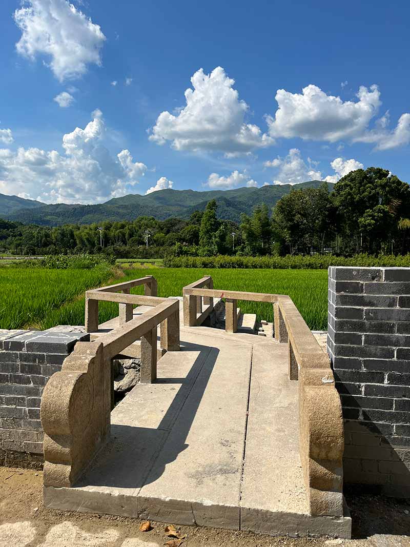 晋城花岗岩仿古石材景区使用案例