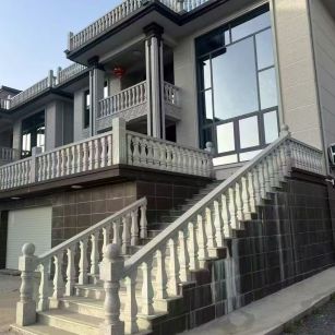 晋城 芝麻白别墅阳台栏杆，楼梯栏杆