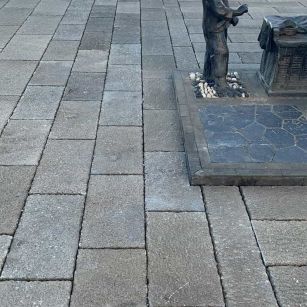 晋城仿古石铺装效果