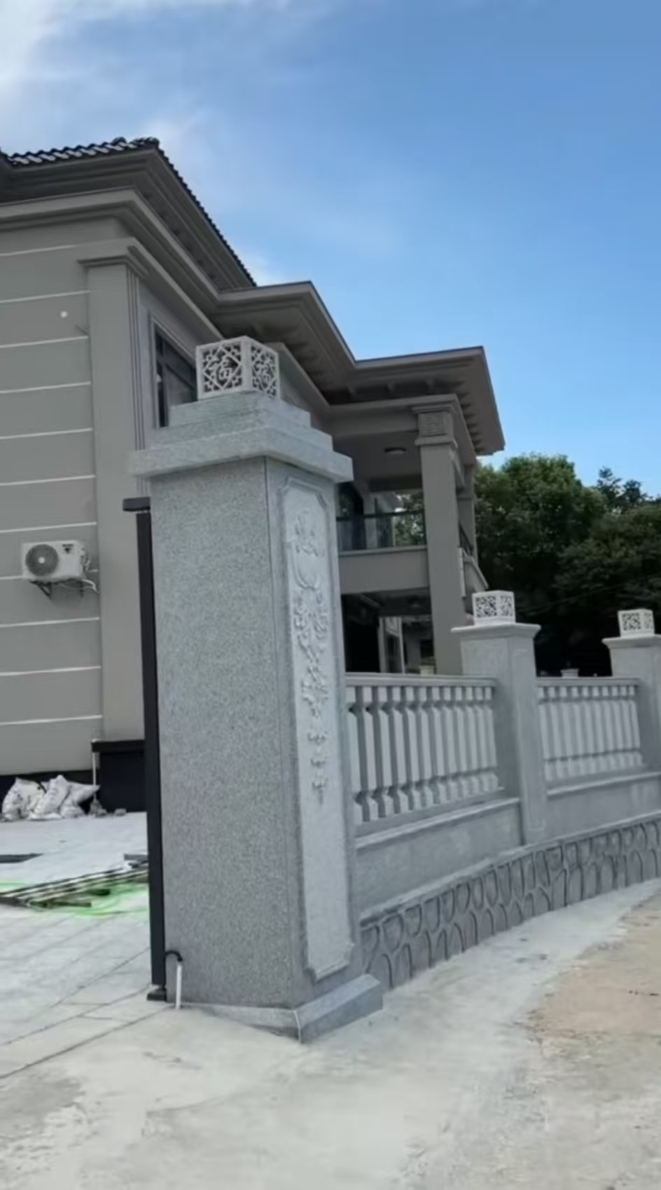 晋城 芝麻白别墅围墙栏杆，私人订制