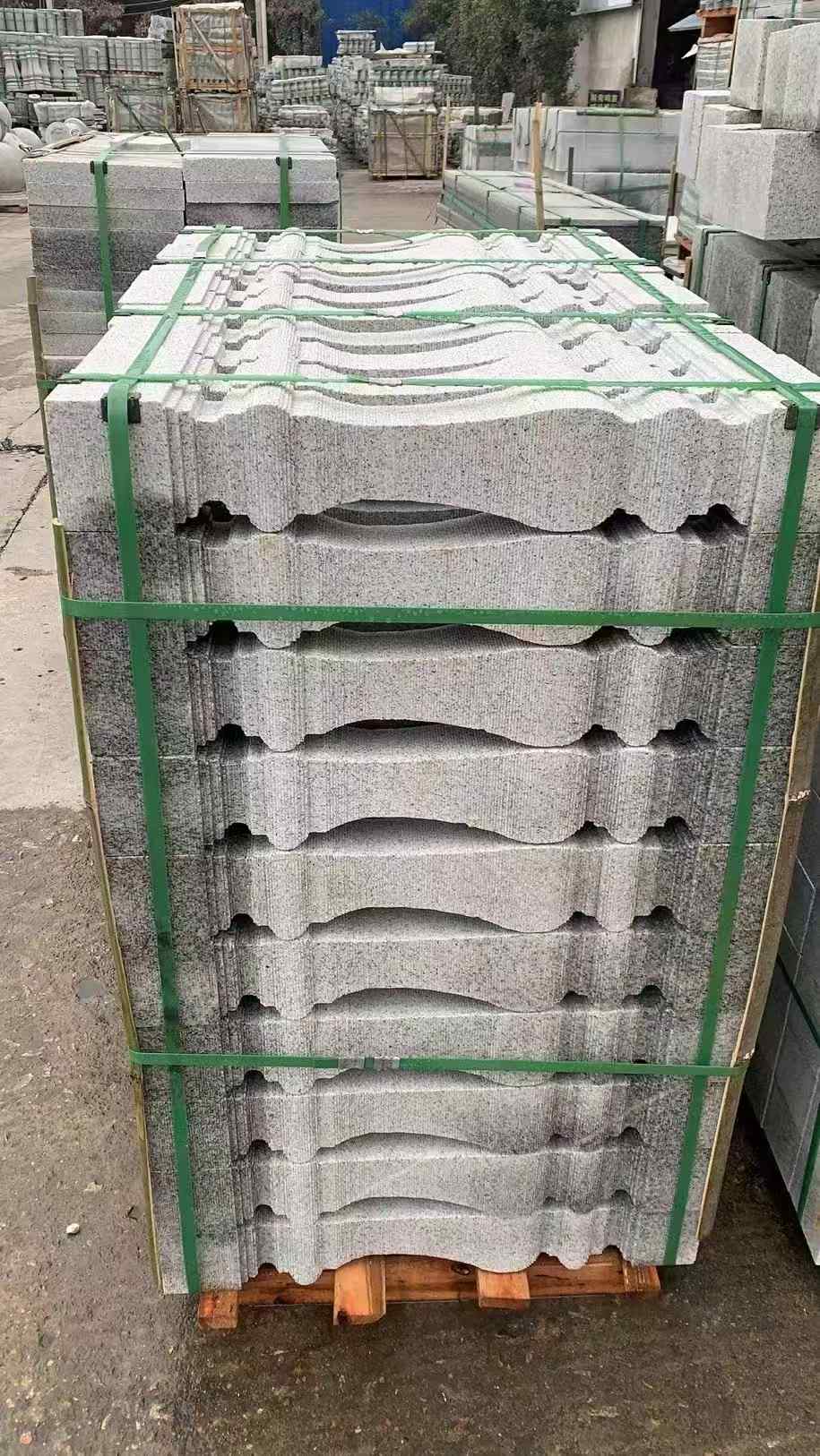 晋城 芝麻白方形拉丝面，栏杆花瓶柱