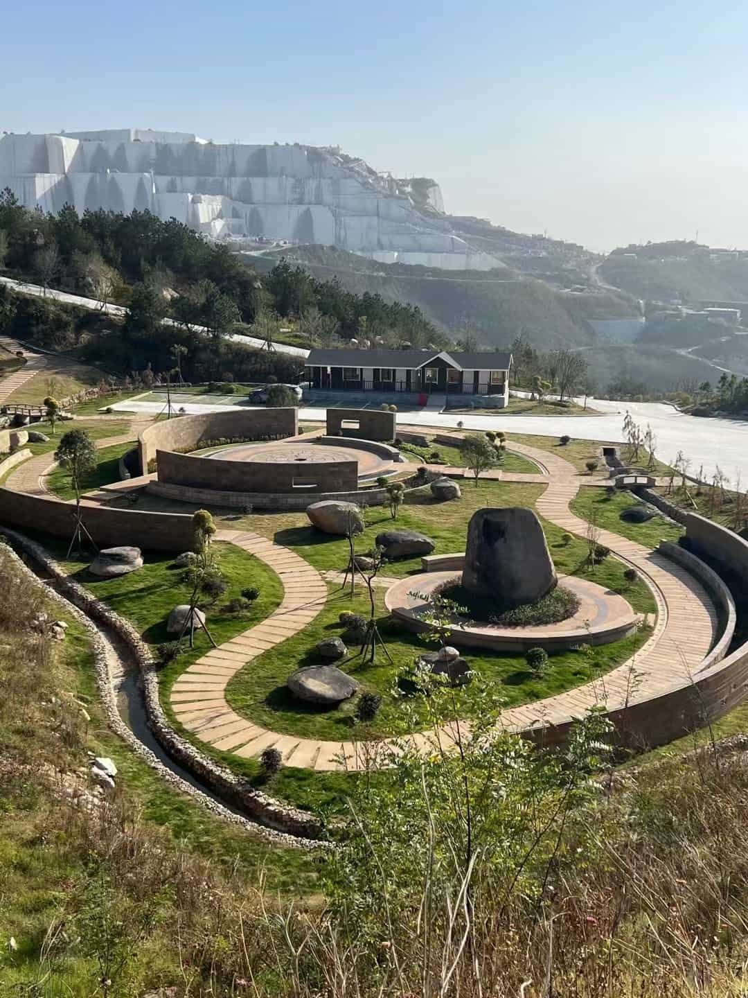 晋城仿古石铺装整体效果
