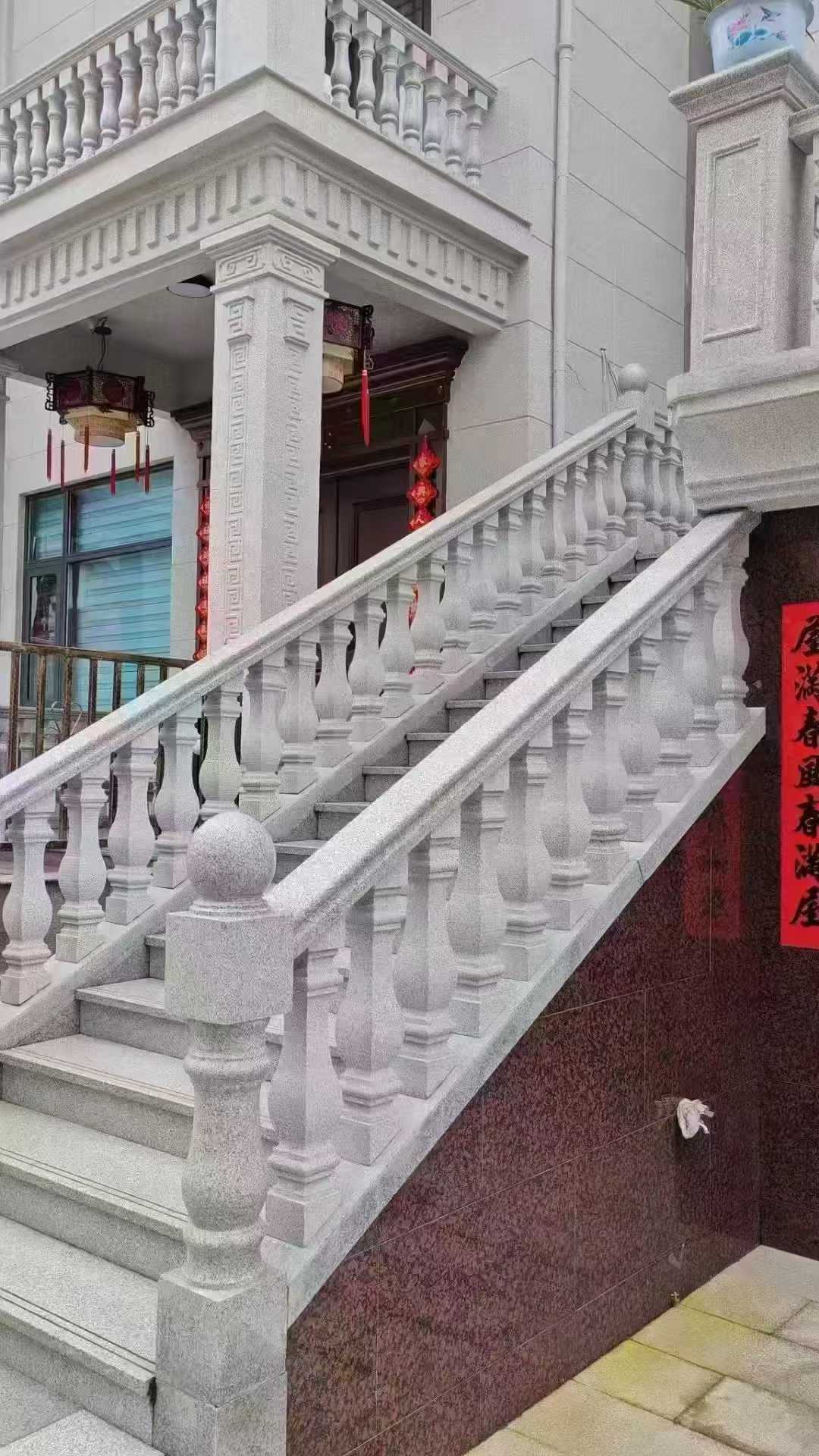 晋城 天然石材 阳台庭院护栏、栏杆