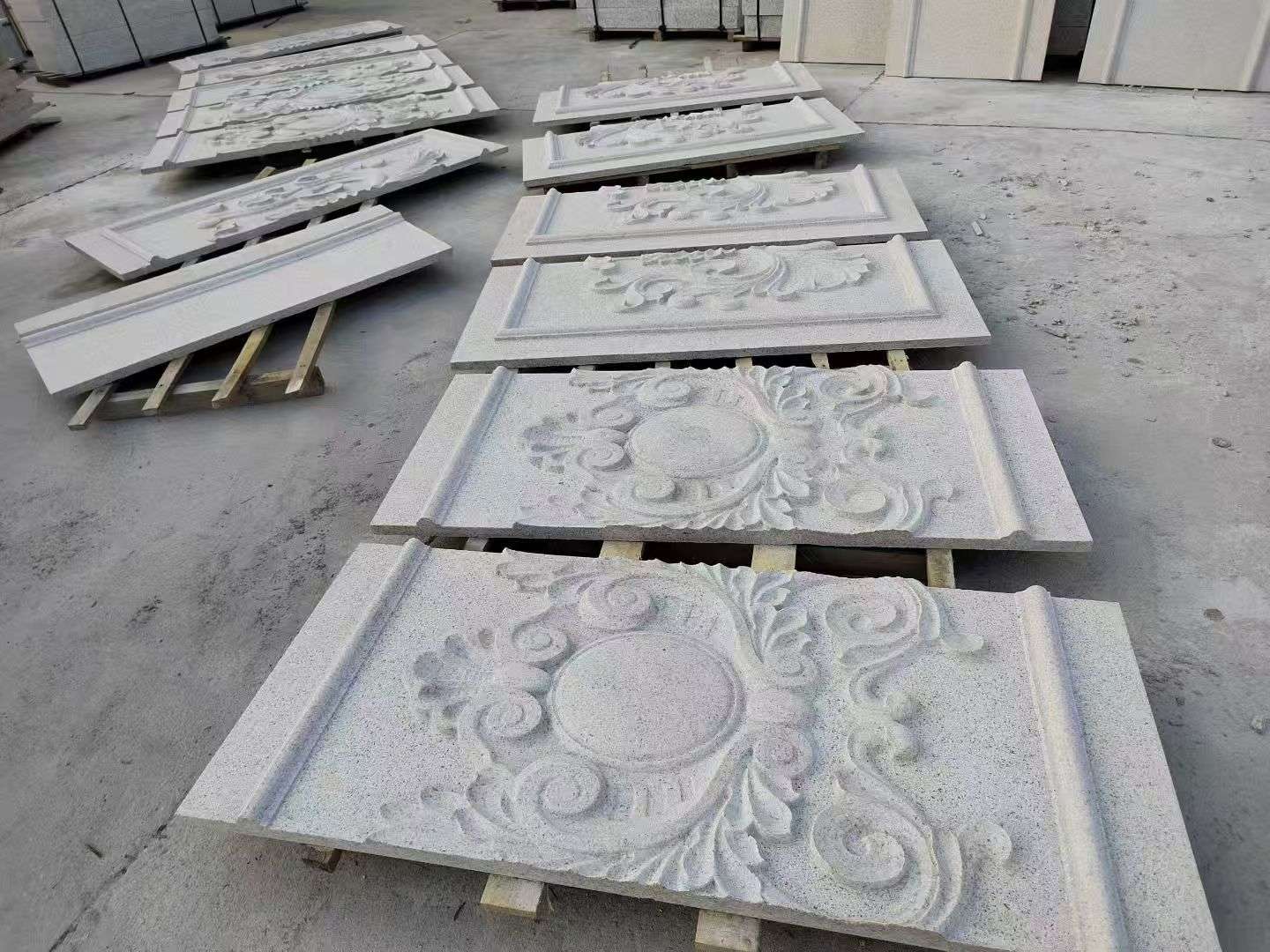 晋城 芝麻白干挂雕花板