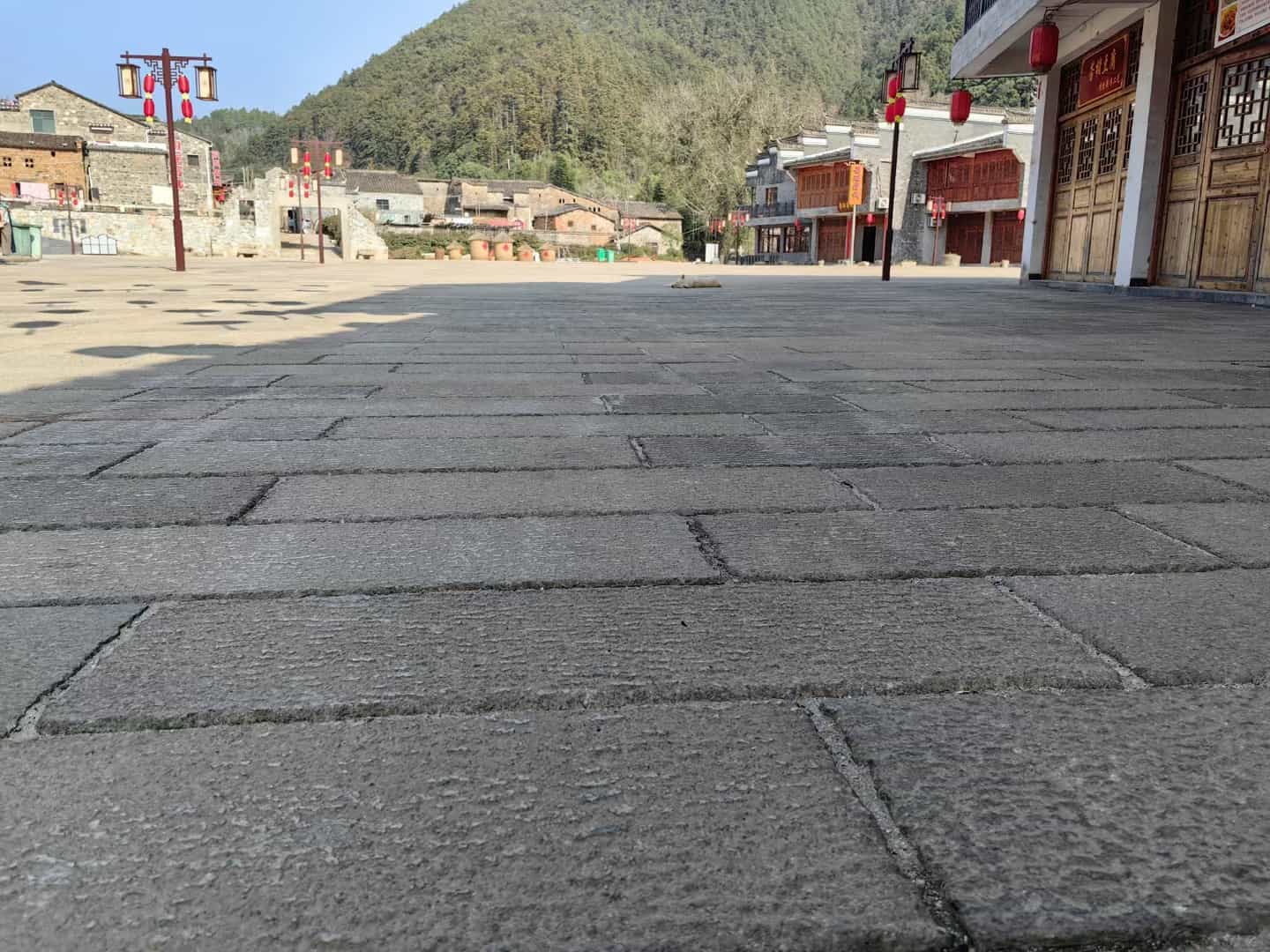 晋城仿古石铺装效果