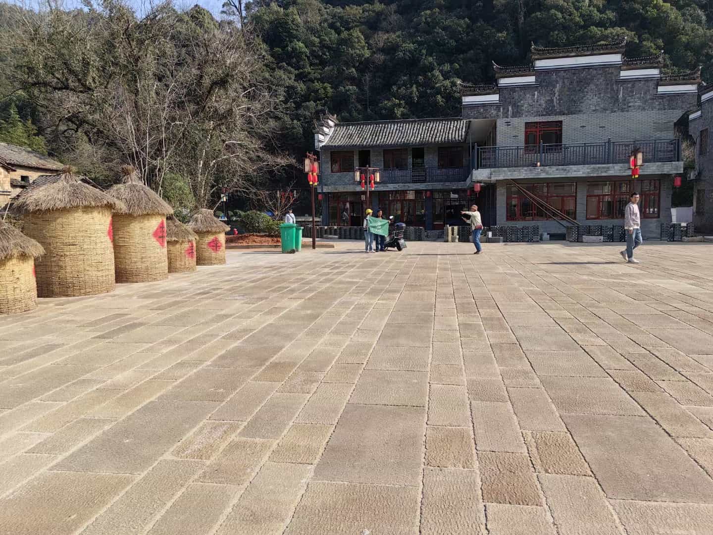 晋城仿古石铺装效果