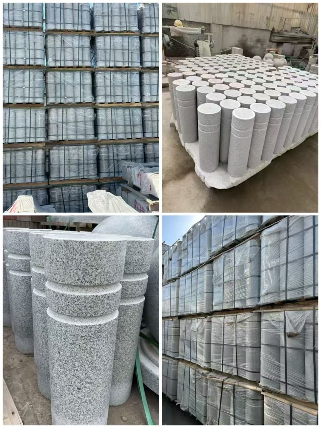 晋城 芝麻白花岗岩挡车柱、隔离柱多少钱