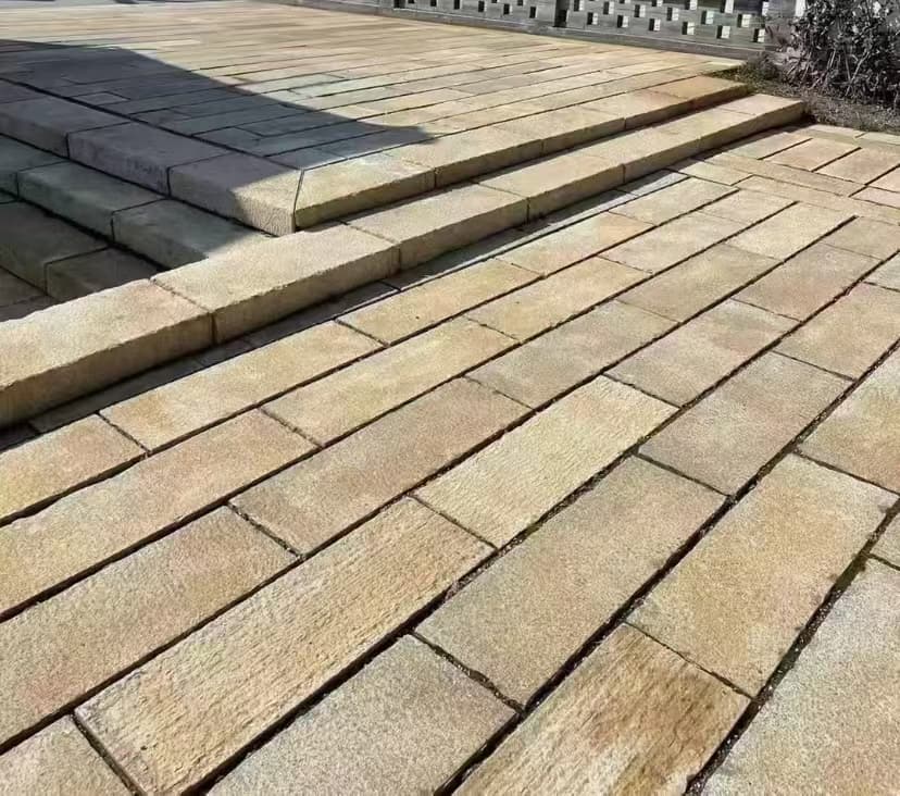 晋城仿古石铺装效果