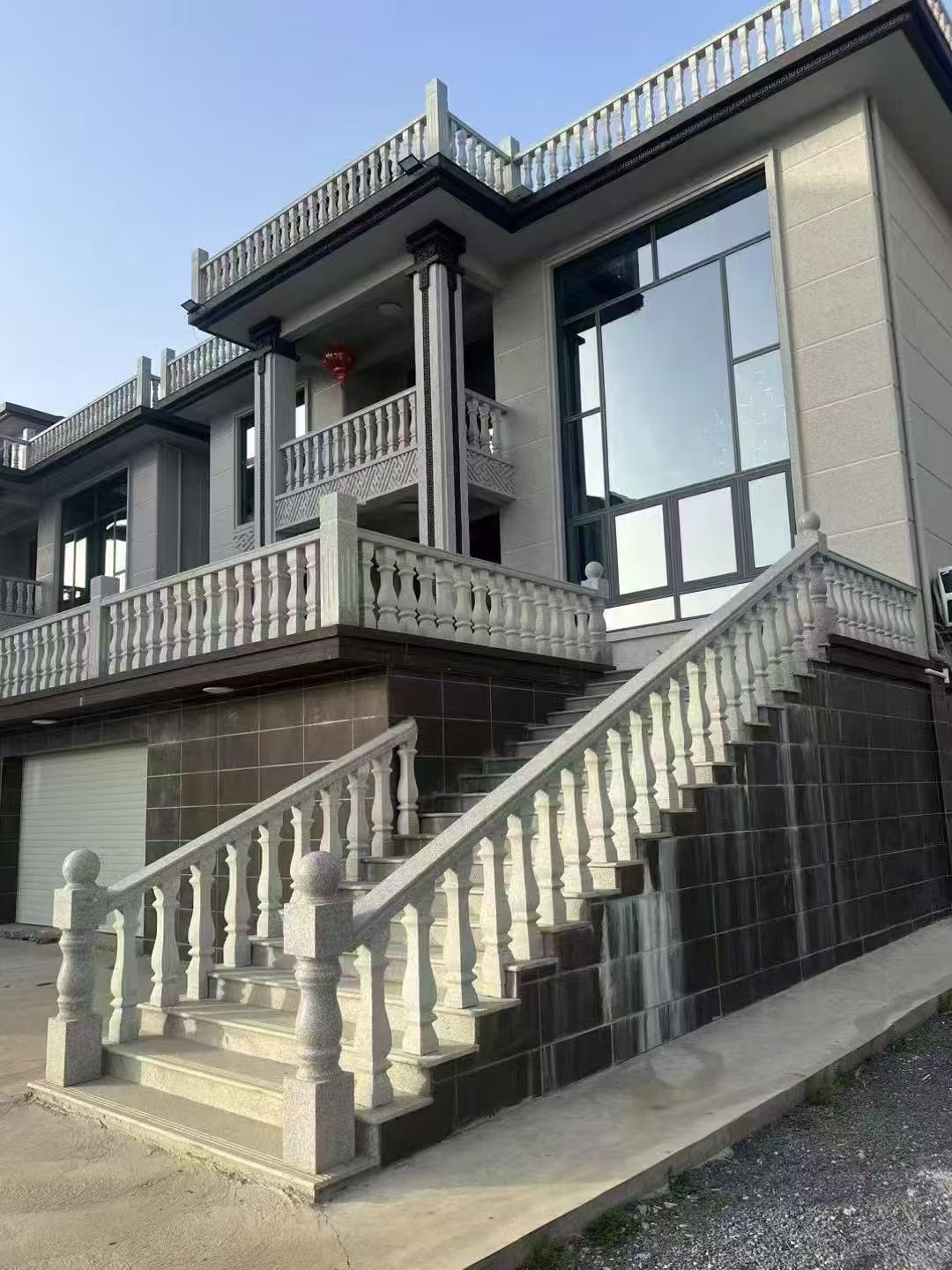晋城 芝麻白别墅阳台栏杆，楼梯栏杆