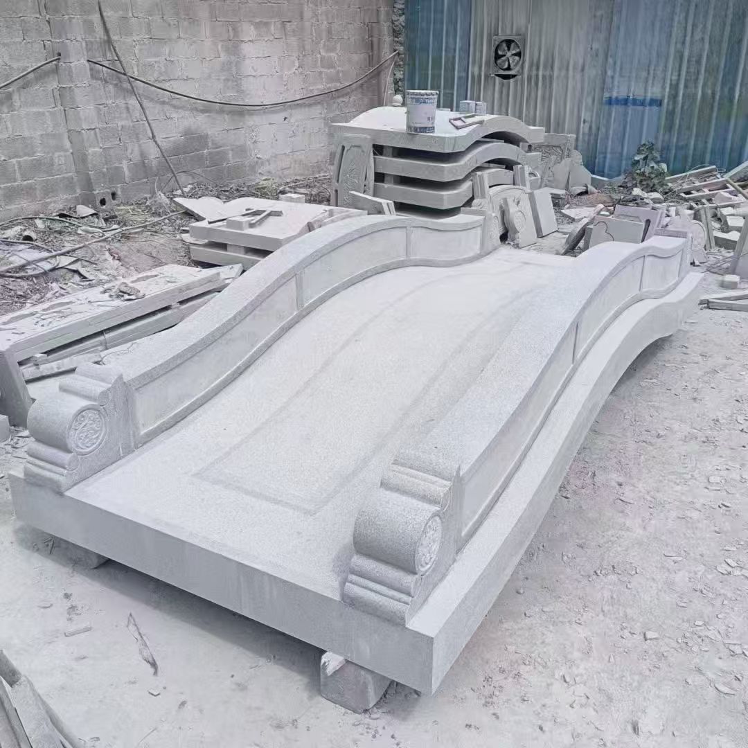 晋城 芝麻灰花岗岩园林景观 小石桥